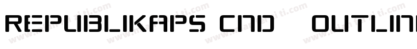 Republikaps Cnd   Outline字体转换